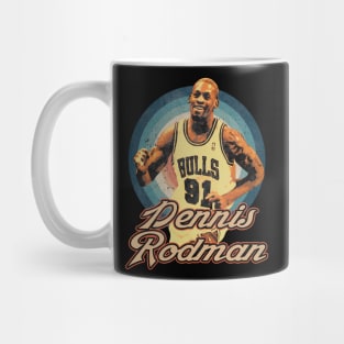 Retro Sports Rodman Lover Gifts Mug